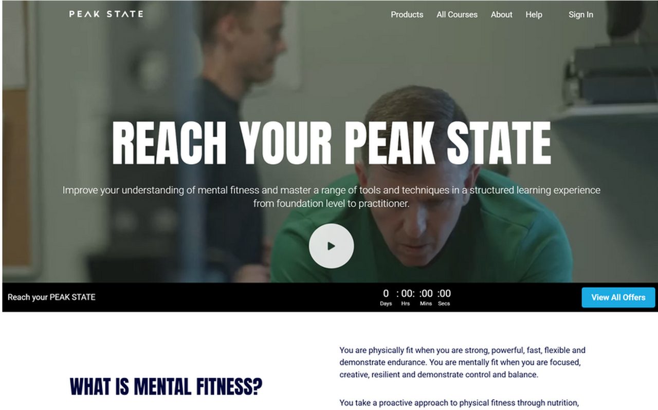 Peak State: Mental Fitness Academy: project by Fourio Solutions